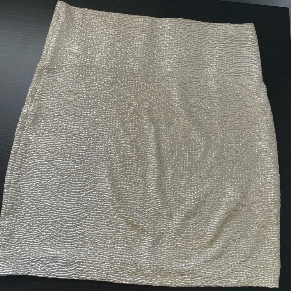 Gold skirt